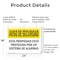 Signmission Facility Protected By Alarm Spanish OSHA Security Notice Sign, Plastic, 24in W x 18in L, 2PK OS-2PACK-SN-P-1824-L-11539 - alternate 4